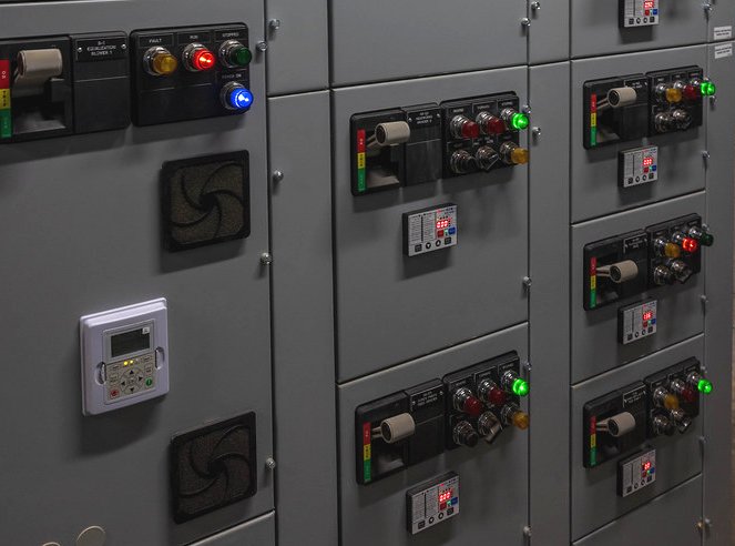 Electrical distribution equipment of the type AmpLine Supply purchases as surplus